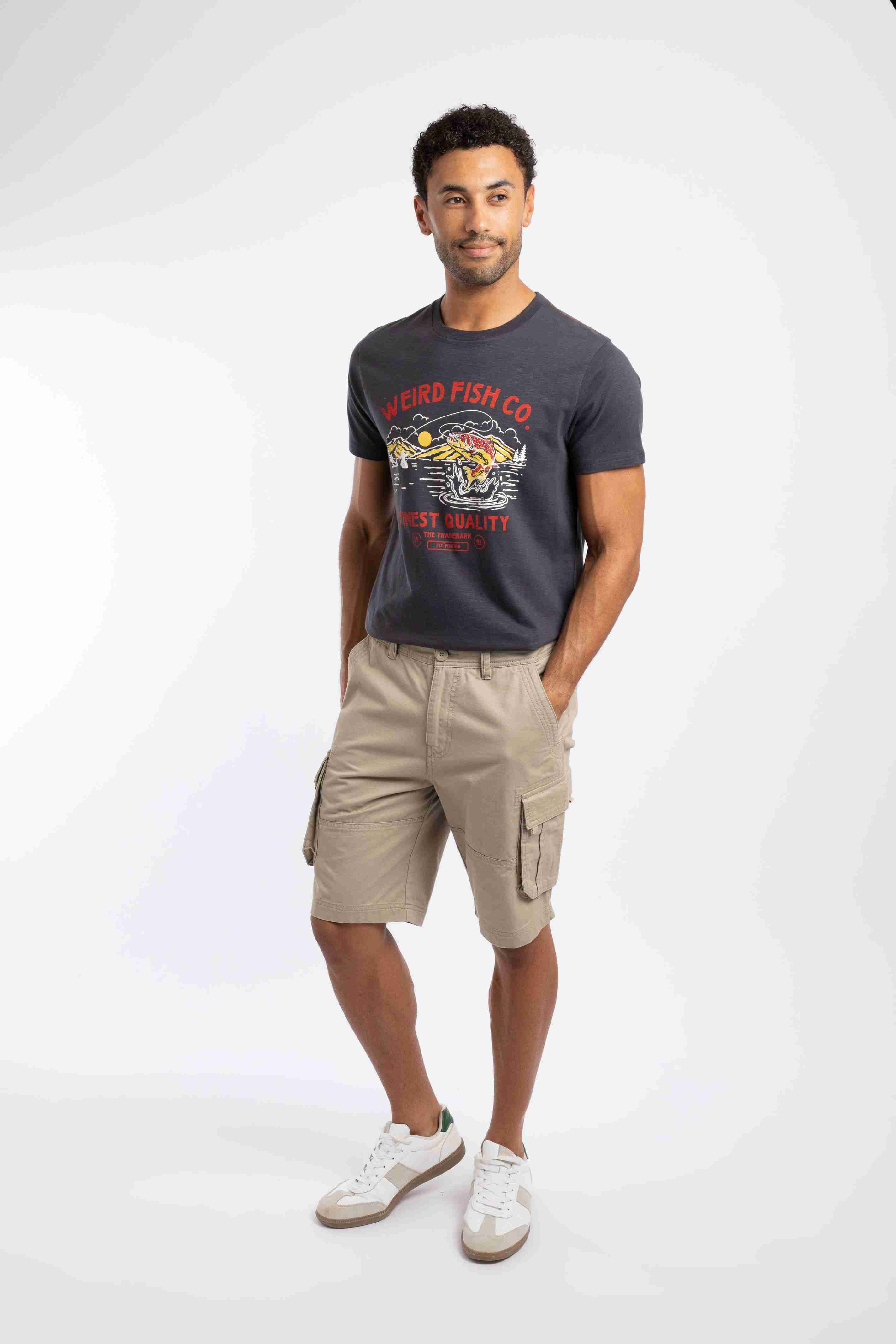 Rigney Cargo Shorts Flint Stone
