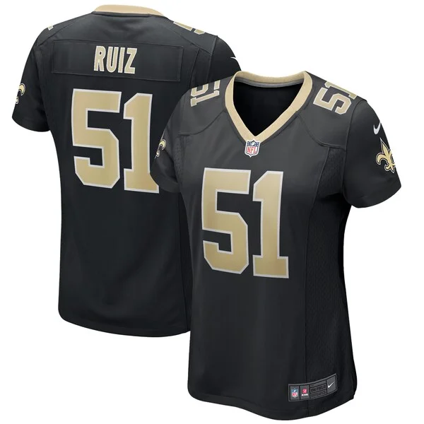 Performance New Orleans Saints Game Jersey - Premium Black NFL Fan ...