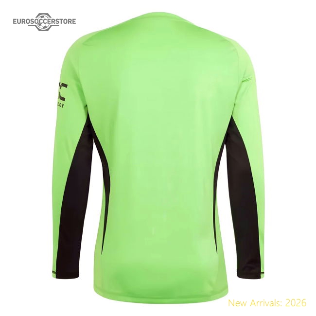 Official 2023-2024 Man Utd Home Goalkeeper Shirt Solar Green