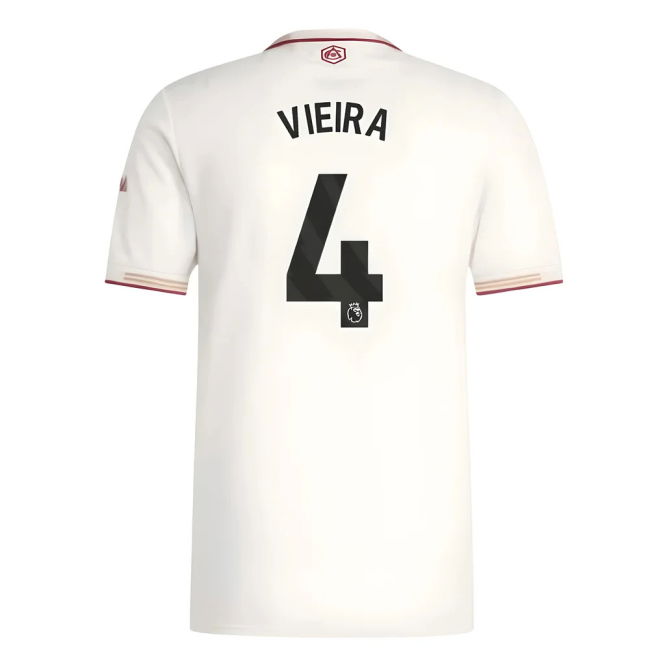 Fan Gear Arsenal Vieira #4 Ultra Comfort Fresh Look Shirt