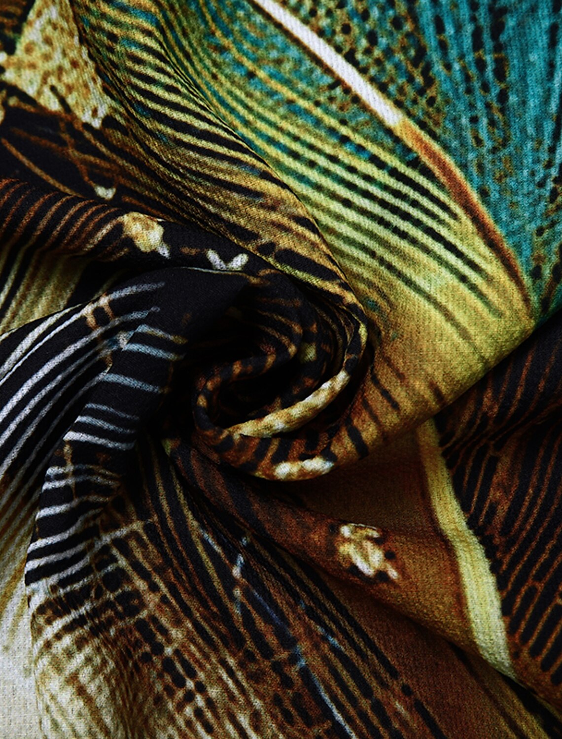 Women's Plus Size Shirt Blouse Chiffon Vintage Holiday Casual Print Dolman Sleeve 3/4 Length Sleeve Crew Neck Daily Weekend Summer Spring Fall