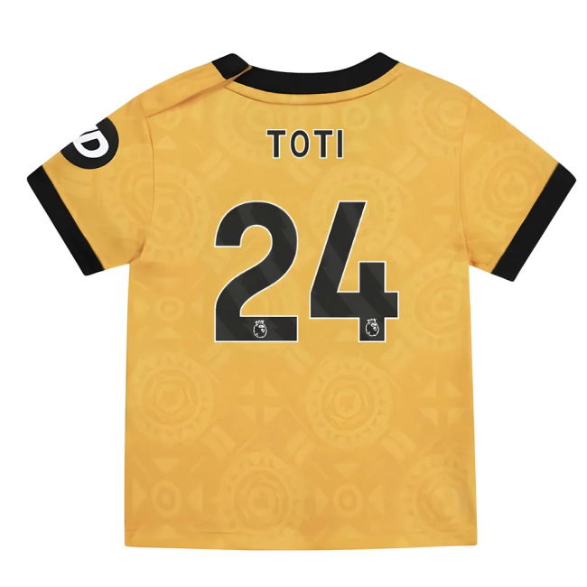 Baby Toti 24 Latest Wolves Home Game Jersey 2025-2026
