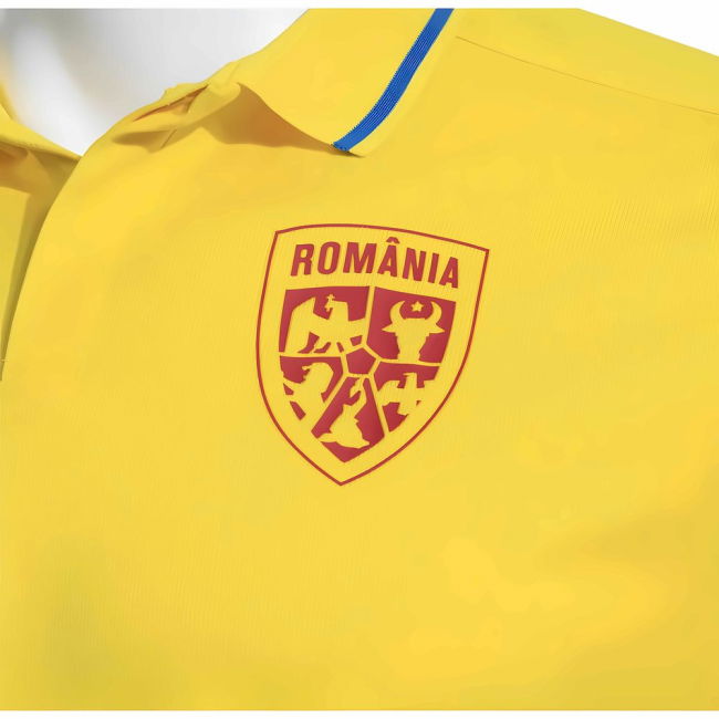 2025-2026 Romania Presentation Polo Shirt (Yellow)