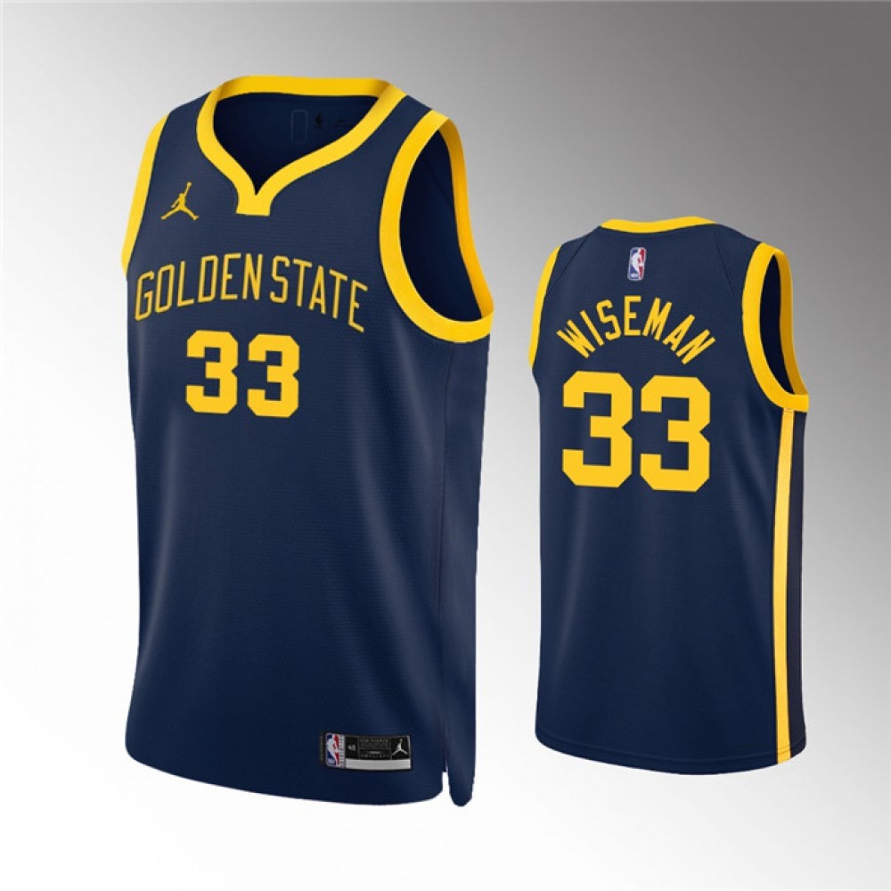 High-Quality Jersey Golden State Warriors 33 Navy - - Must-Have Jersey