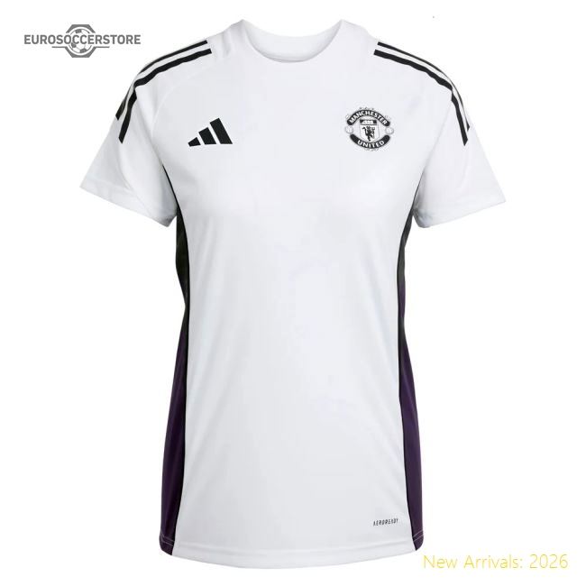 2025-2026 Man Utd Training Jersey (White) - Womens