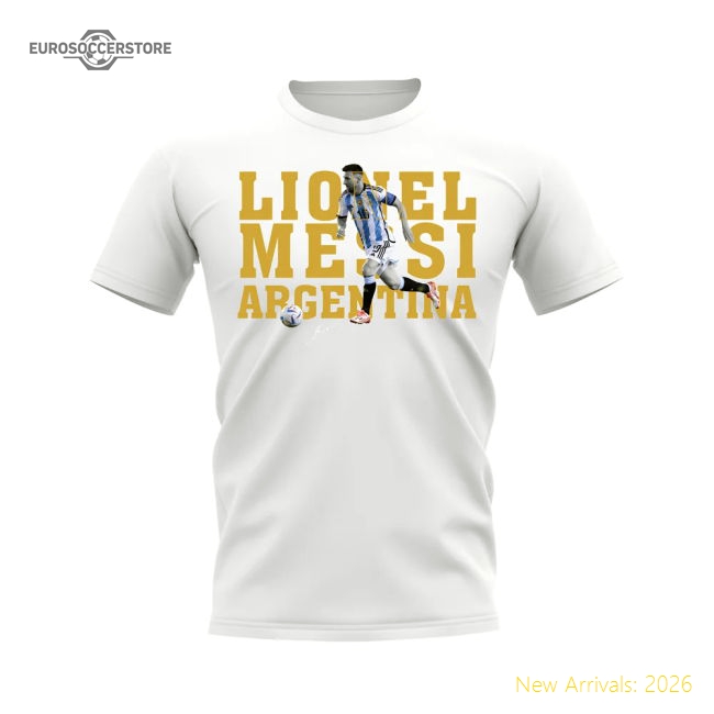 Messi Argentina T-shirt - Premium Cotton Construction Value