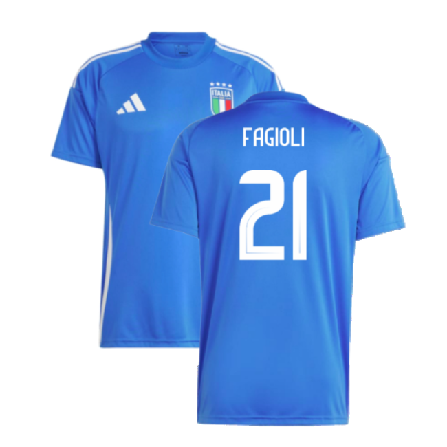 Italy A Team Elite Quality Home Player Jersey (2)