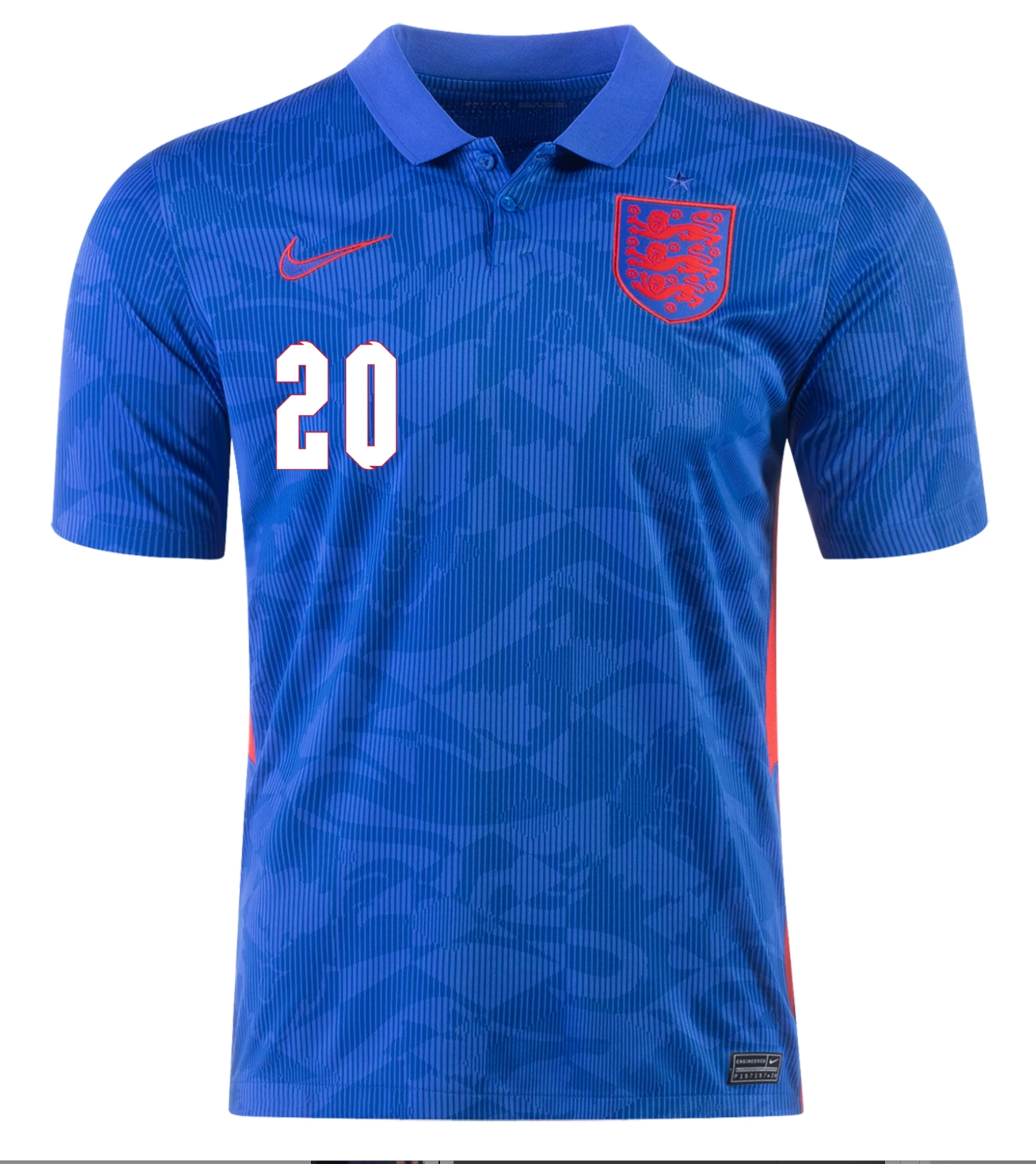 League Approved Adult High-quality Eng Timeless Star Away Jersey 2020