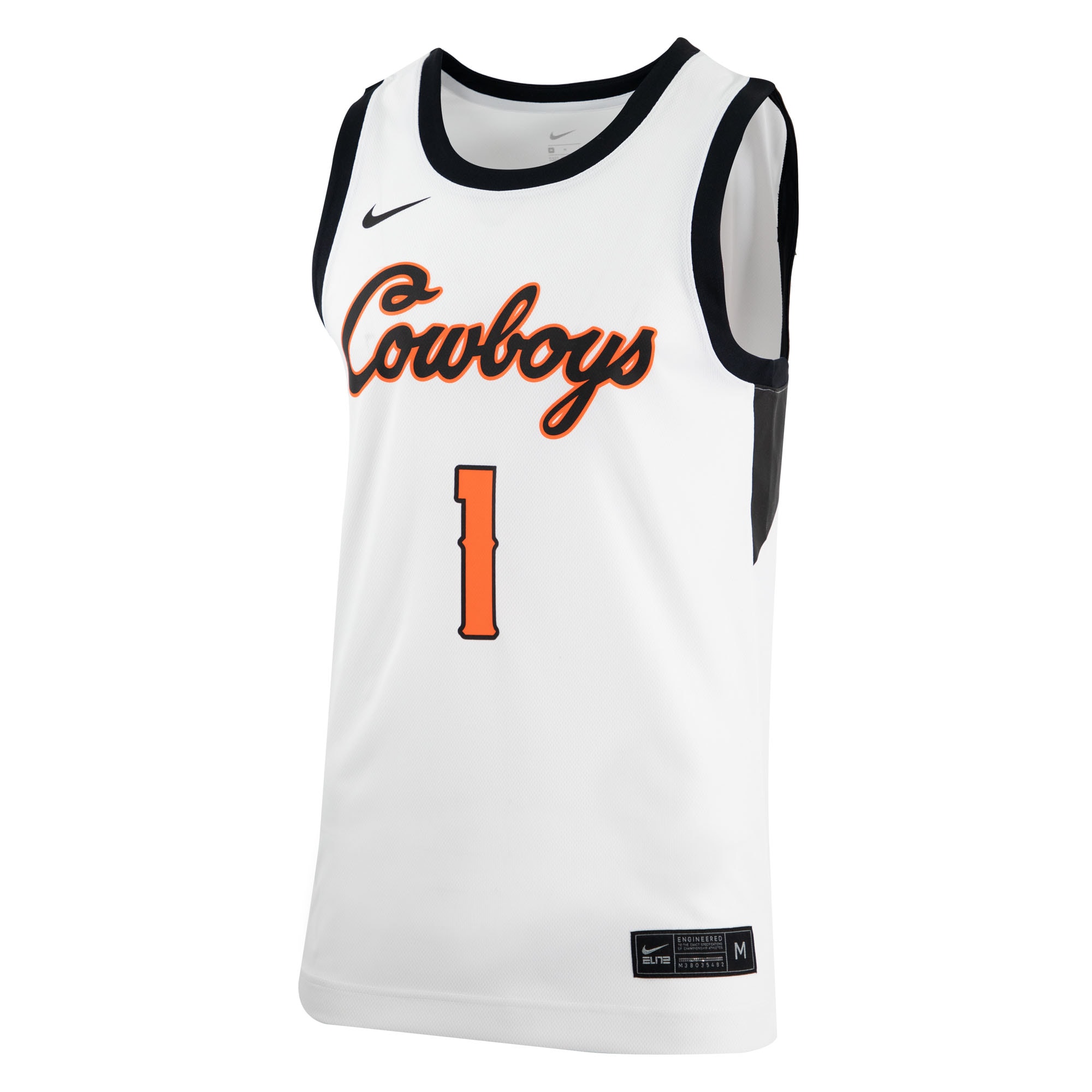 [NJP] Oklahoma State Cowboys Retro Replica Basketball Jersey - White