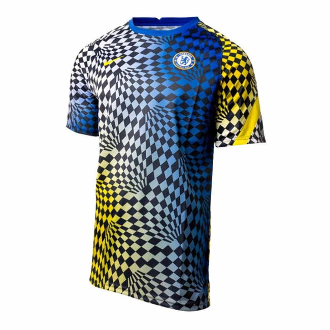 Devoted Chelsea Chelsea Dry Pre Match Training Shirt Blue Hazard #...