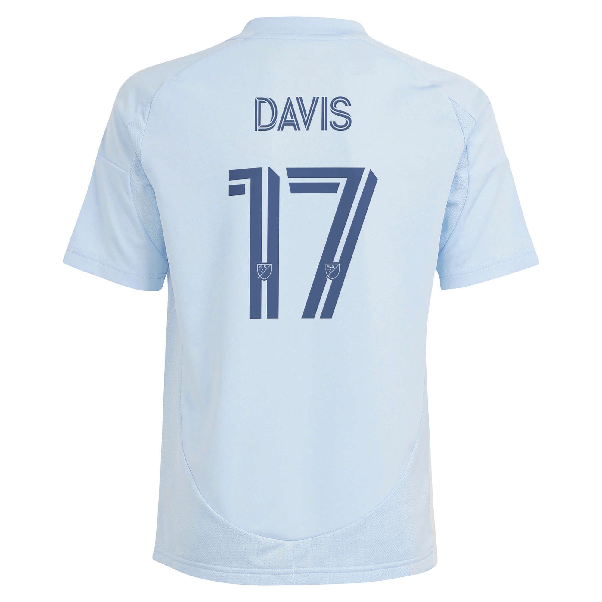 [SJH] Jake Davis Sporting Kansas City Youth 2025 One KC Replica Player Jersey - Light Blue