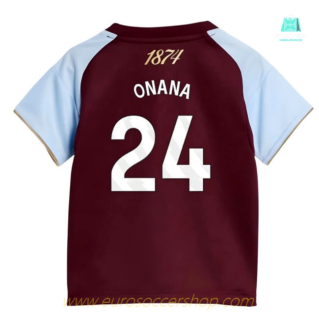 2025-2026 Aston Villa Home Baby Kit (Onana 24)