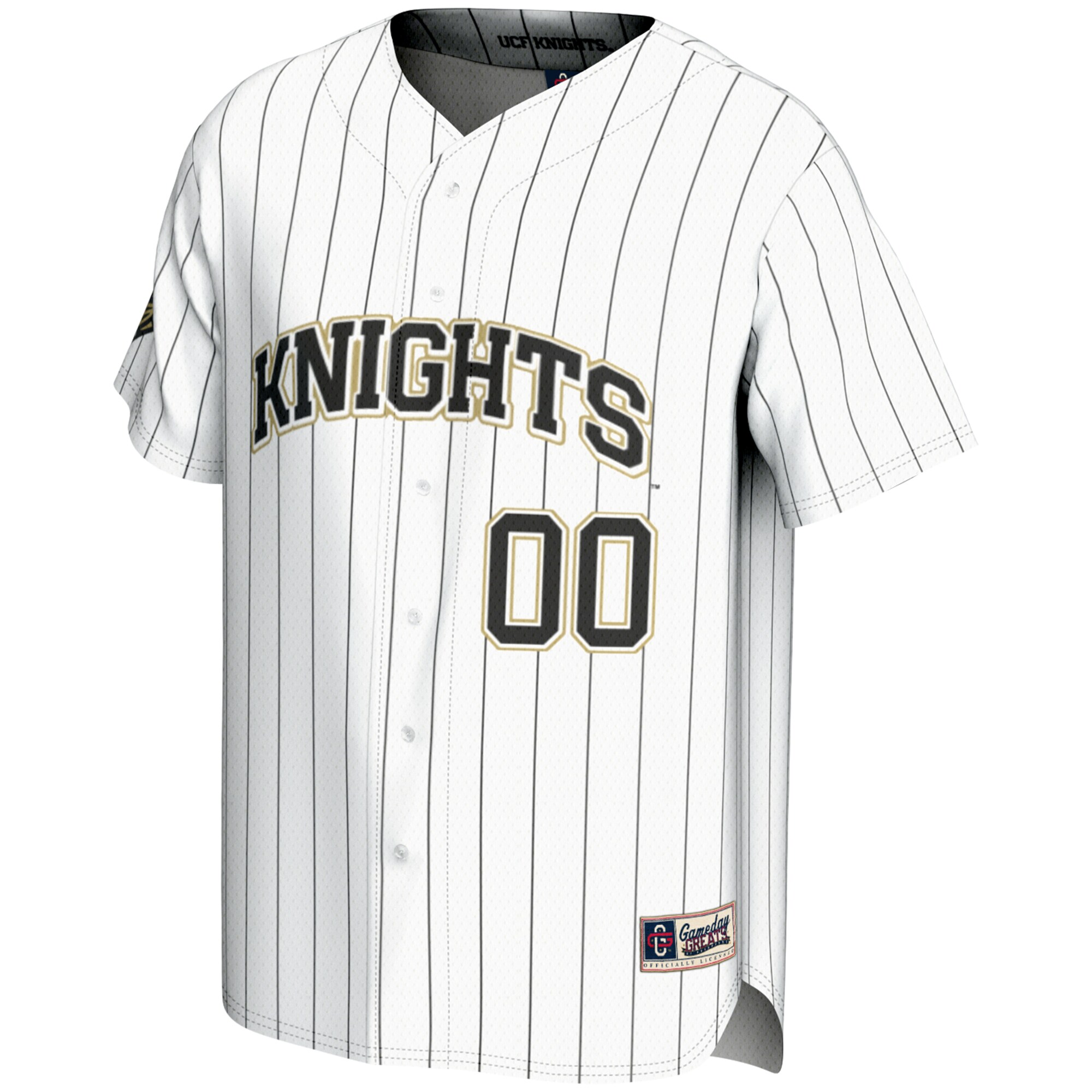 [NJP] UCF Knights GameDay Greats Youth NIL Pick-A-Player Lightweight Baseball Jersey - White