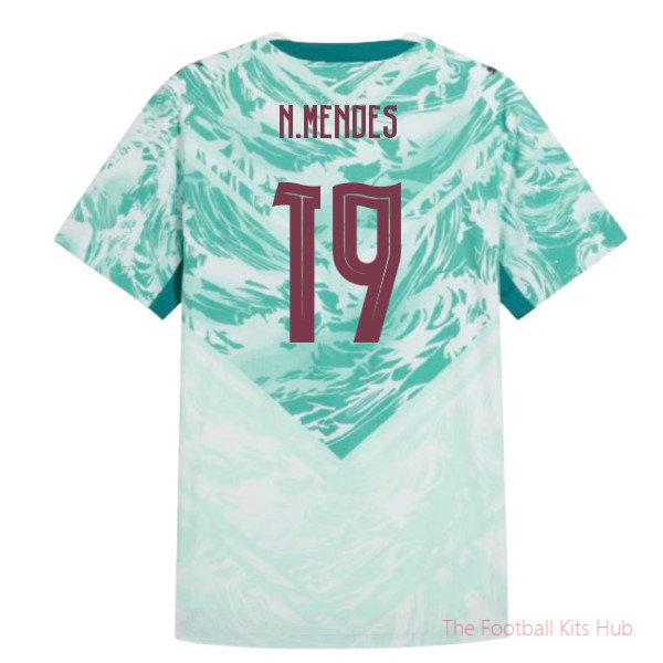 2026-2027 Portugal Authentic Away Shirt (N.Mendes 19)