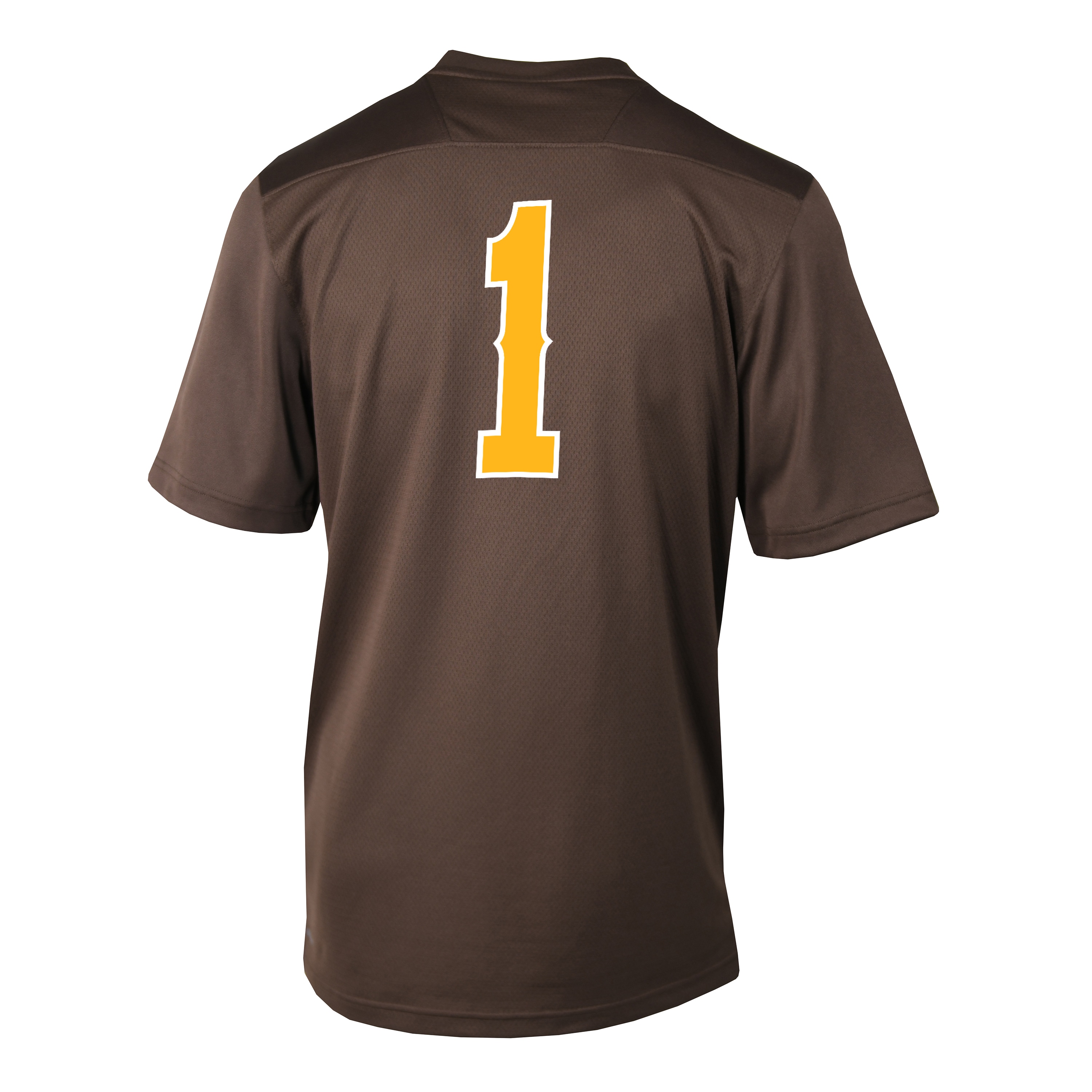 #1 Wyoming Cowboys Replica 26/27 Football Jersey - Brown