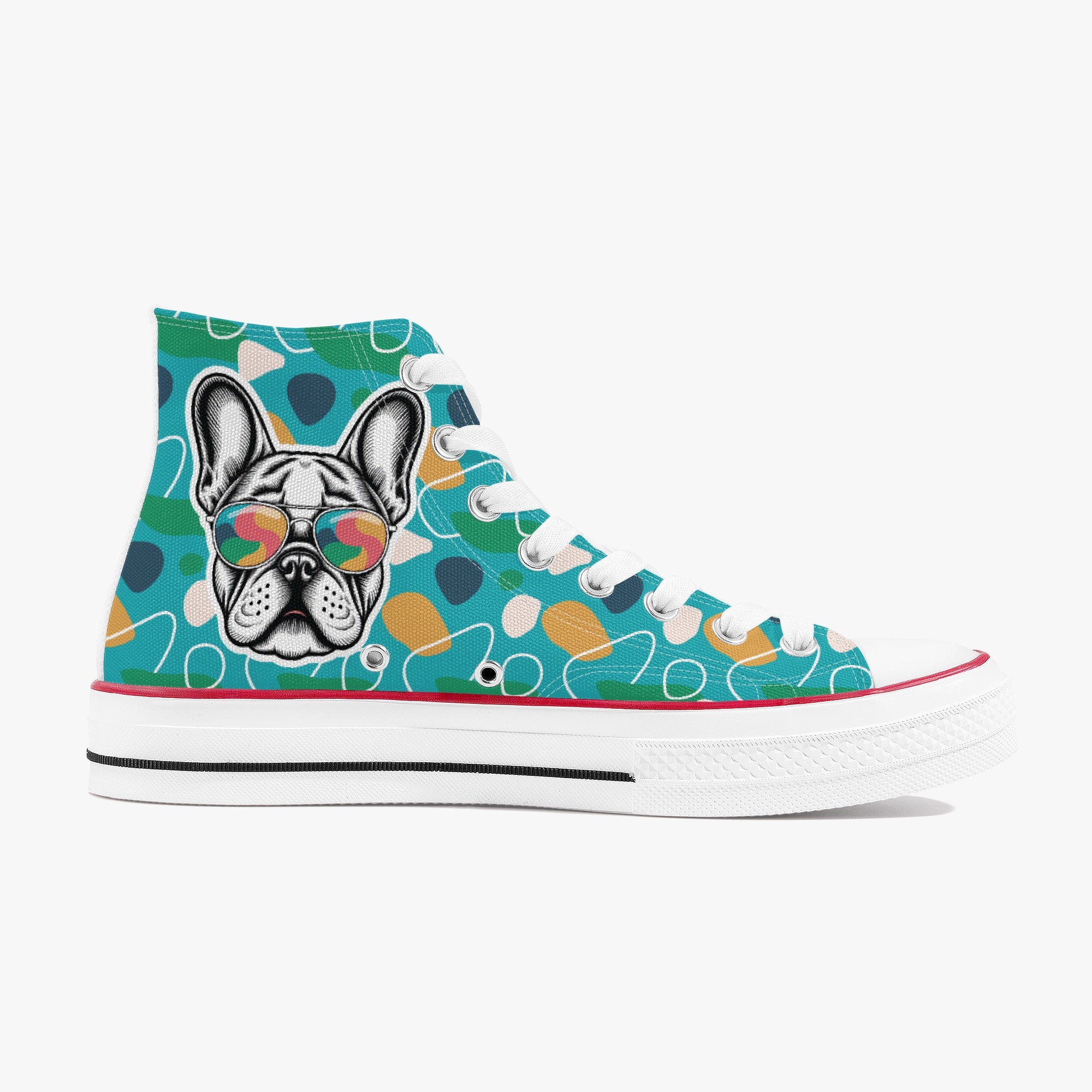 Durable Street-Ready Angel - High-top Canvas Shoes as a Gift Stylish