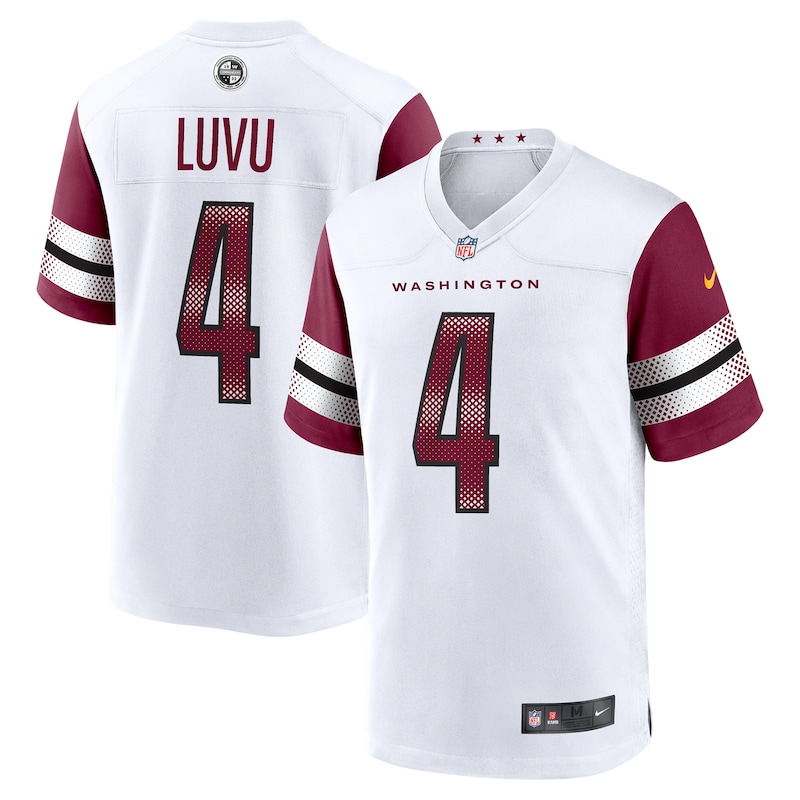 None Frankie Luvu WAS Commanders Powerful Premium Material Jersey