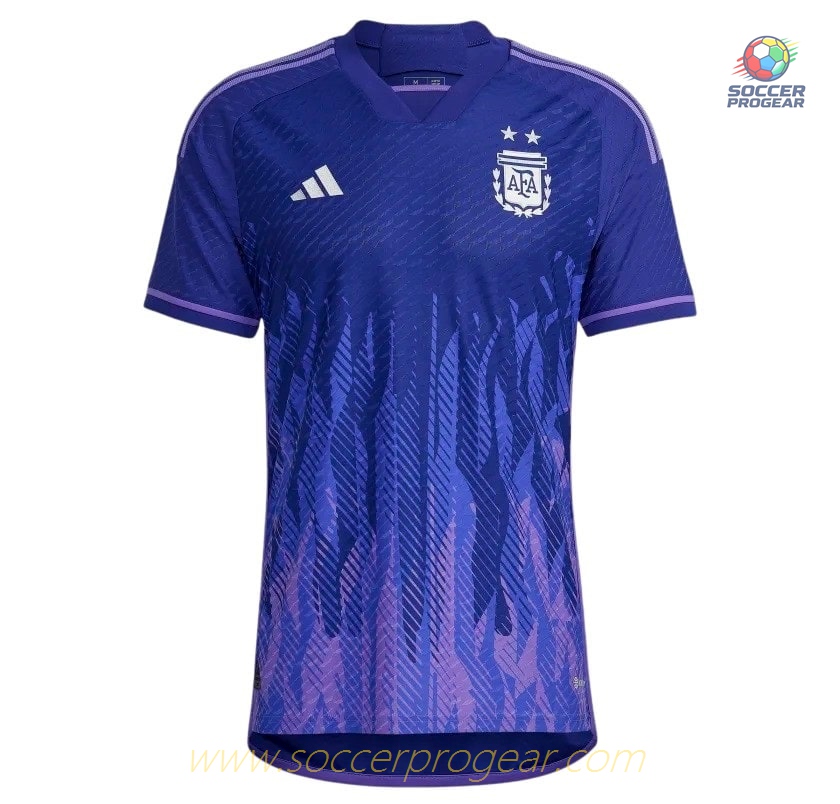 Argentina Away Match Soccer Shirt World Cup 2022