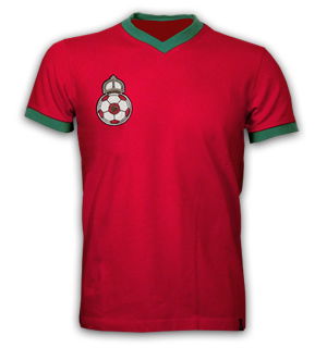 Tournament-Edition Aero-Dynamic Morocco 1970 Short Sleeve Retro Shirt