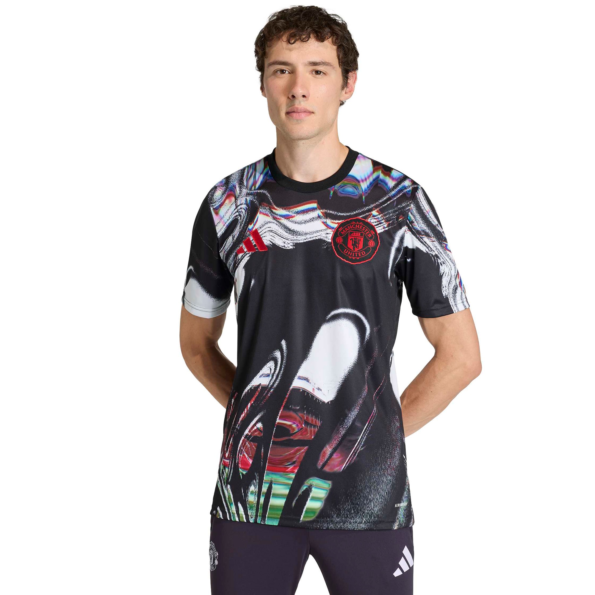 [SJH] Manchester United 2025/26 Pre-Match Training Jersey - Black