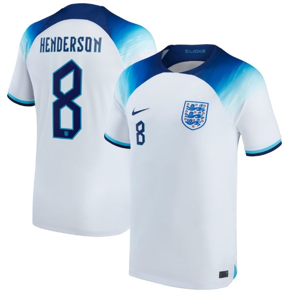 Premium Quality England World Cup 2022 Home HENDERSON Jersey