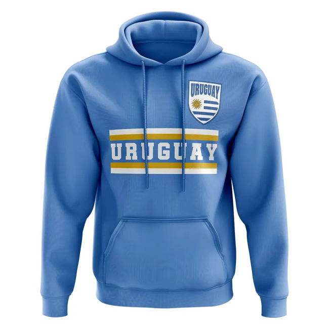Uruguay National Squad Traditional Hoody Match Shirt