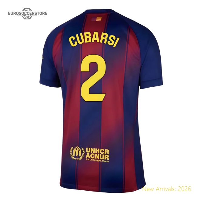 Barcelona Premium Home Jersey Breathable Breathable Athletic Fit