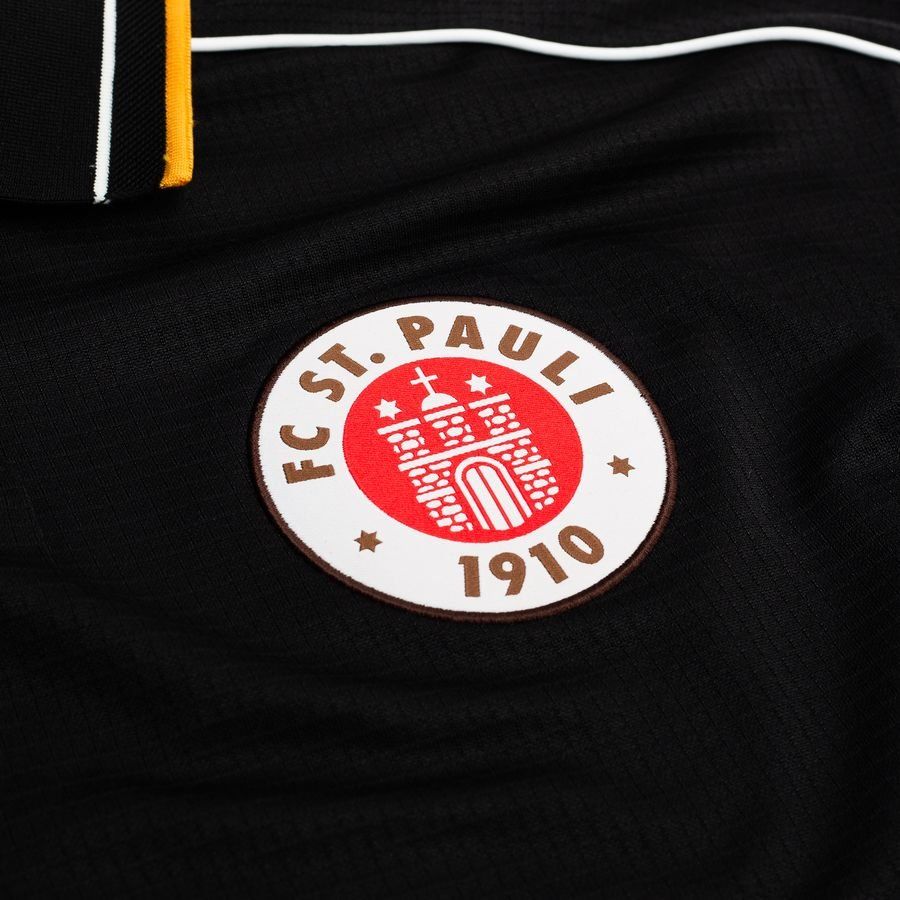 St. Pauli Retro Football Shirt Jet Black/pure White
