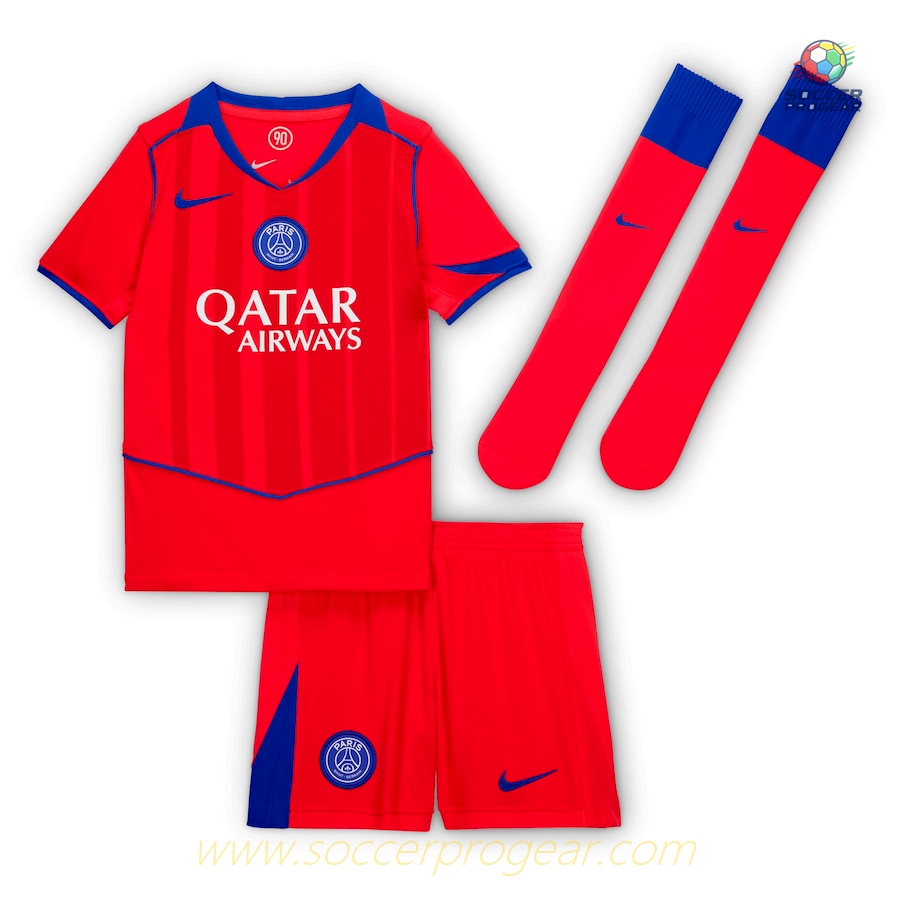 PSG Third Kids Edition Jersey Set Football Jersey 2025-26 Edition