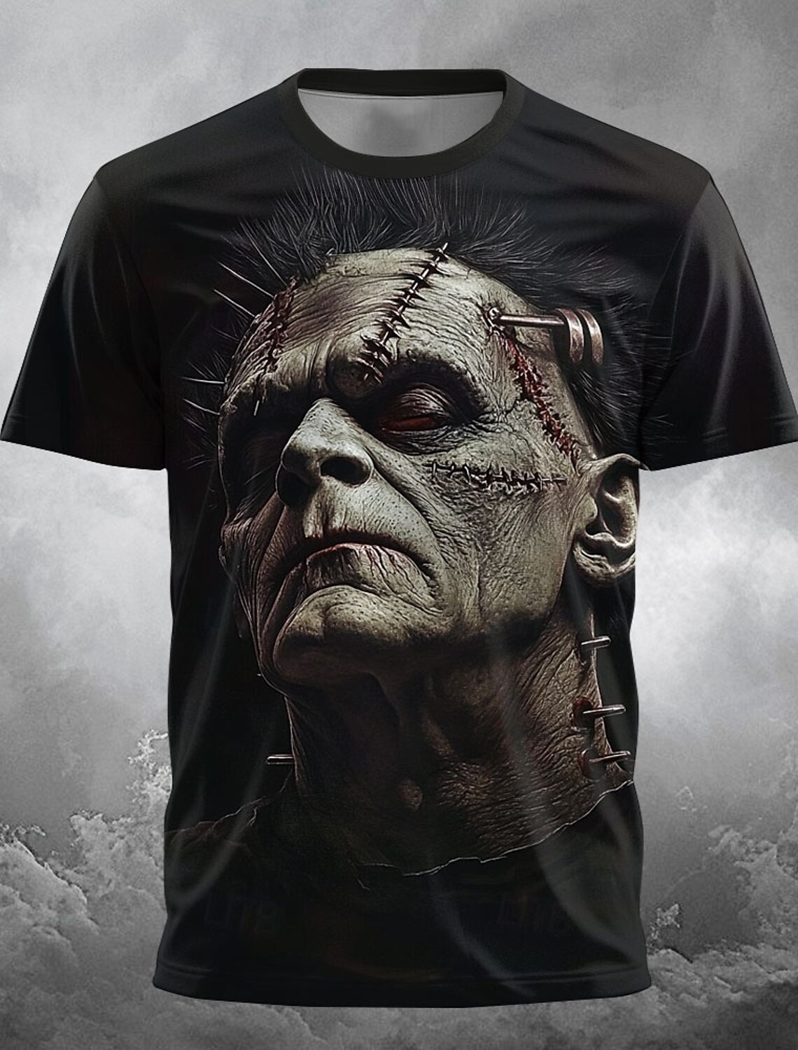 Men's Zombies 3D T Shirt Short Sleeve Print Crew Neck Exaggerated