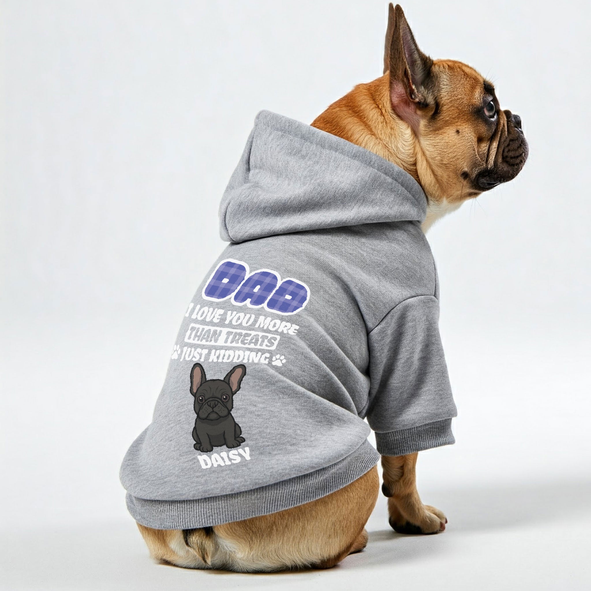 French Bulldog Mum, I Love You – Personalized French Bulldog Hoodies