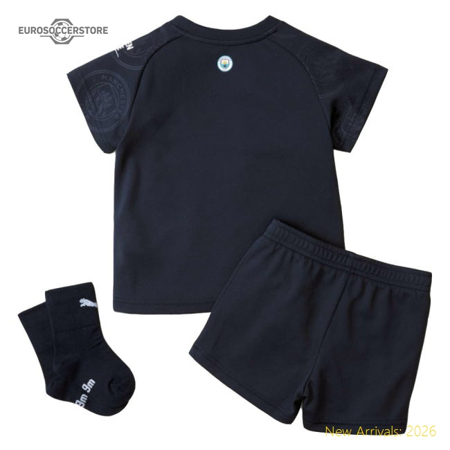 Official High-Quality Elite 2021-2022 Man City 3rd Baby Kit