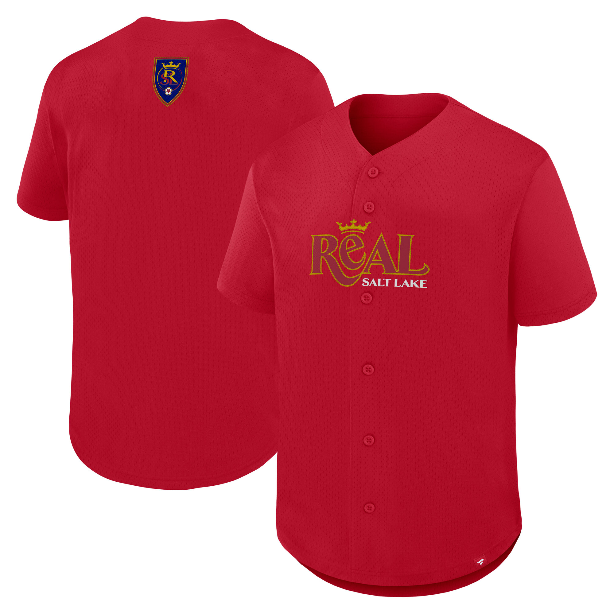 [SJH] Real Salt Lake Maximum Intensity Button-Up Jersey? - Red