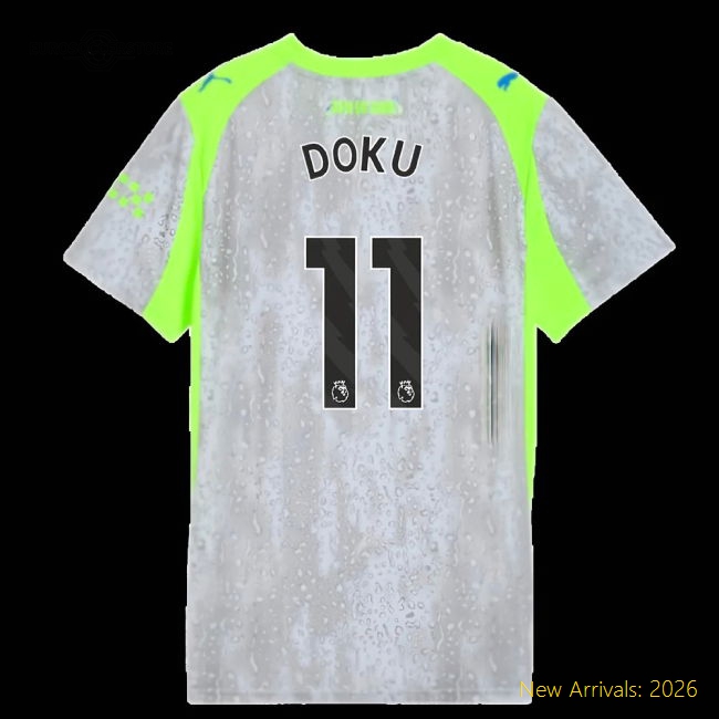 Exclusive Man City Womens Jersey Doku 2025-2026 Performance Fabric
