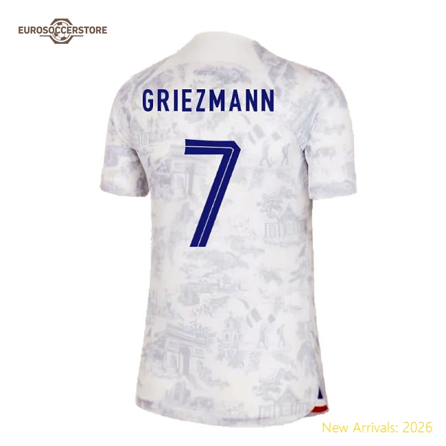Refined Football Team Ladies Griezmann Jersey 2022-2023