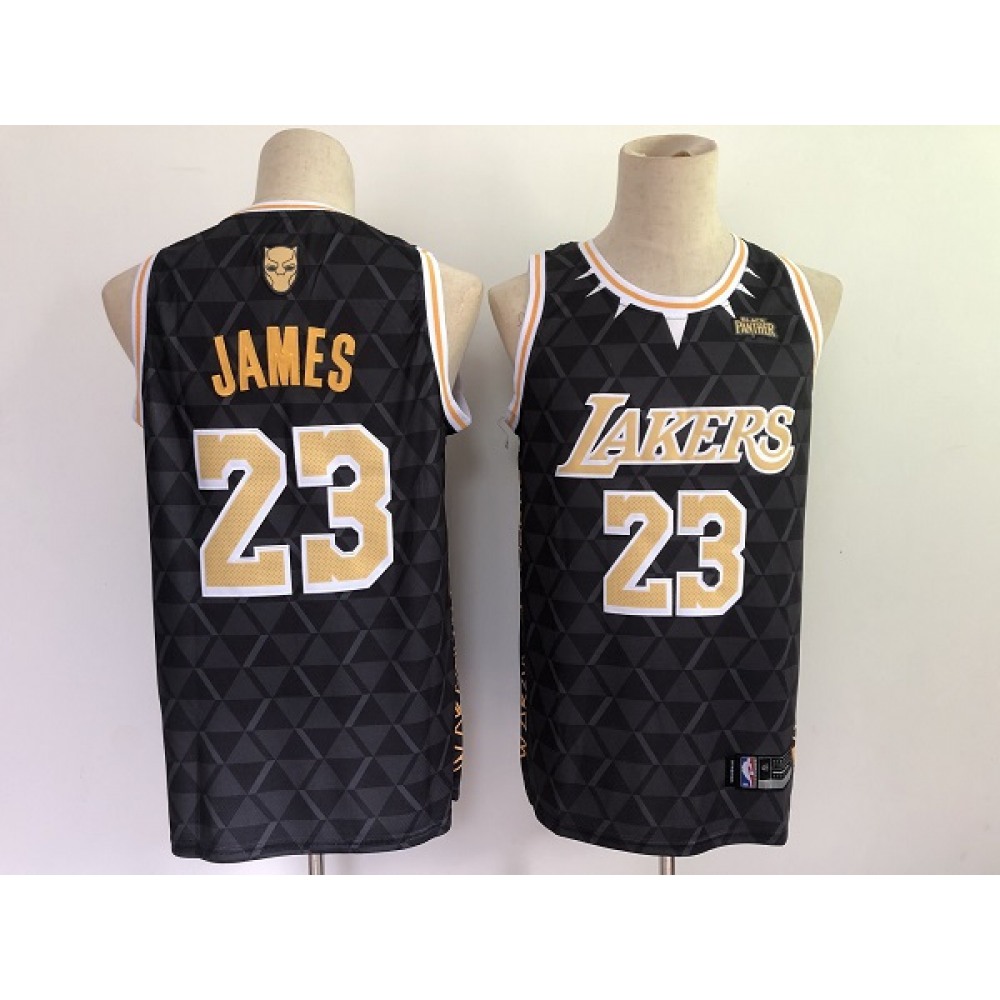 Performance Modern Men's LAL #23 LeBron Black Basketball Jersey