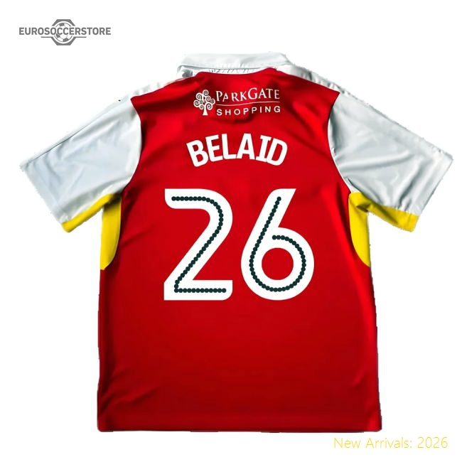 Official Rotherham 2016-17 Home Shirt ((good) Xl) (belaid 26)