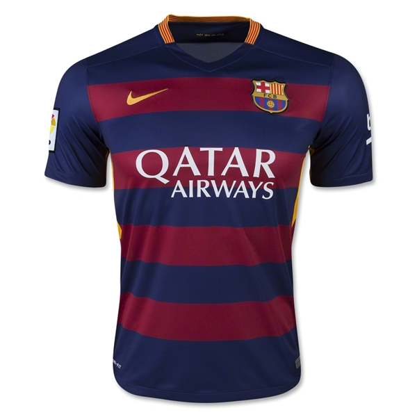 Barcelona 201516 Home Soccer Shirt - Official Replica 11841