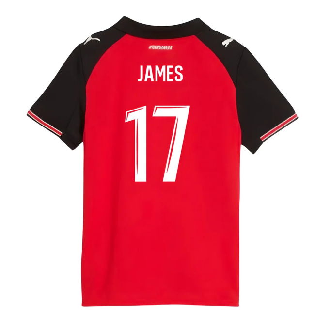 Rennes 2025-2026 Home Jersey - Kids