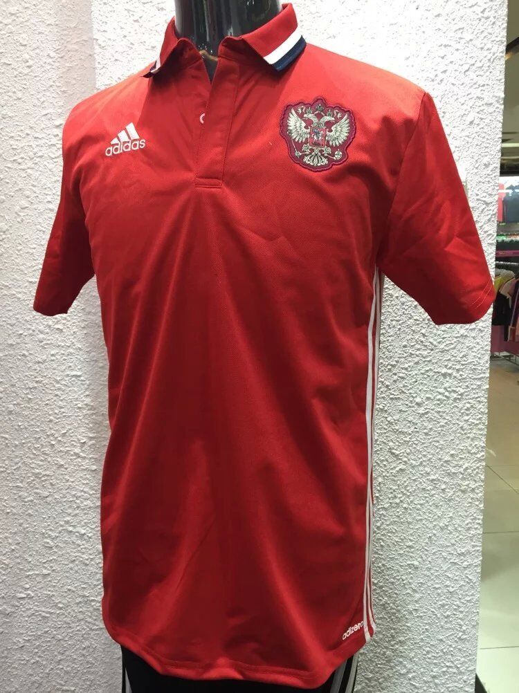 Official Authentic Official Russia 2016 Red Core Polo Shirt