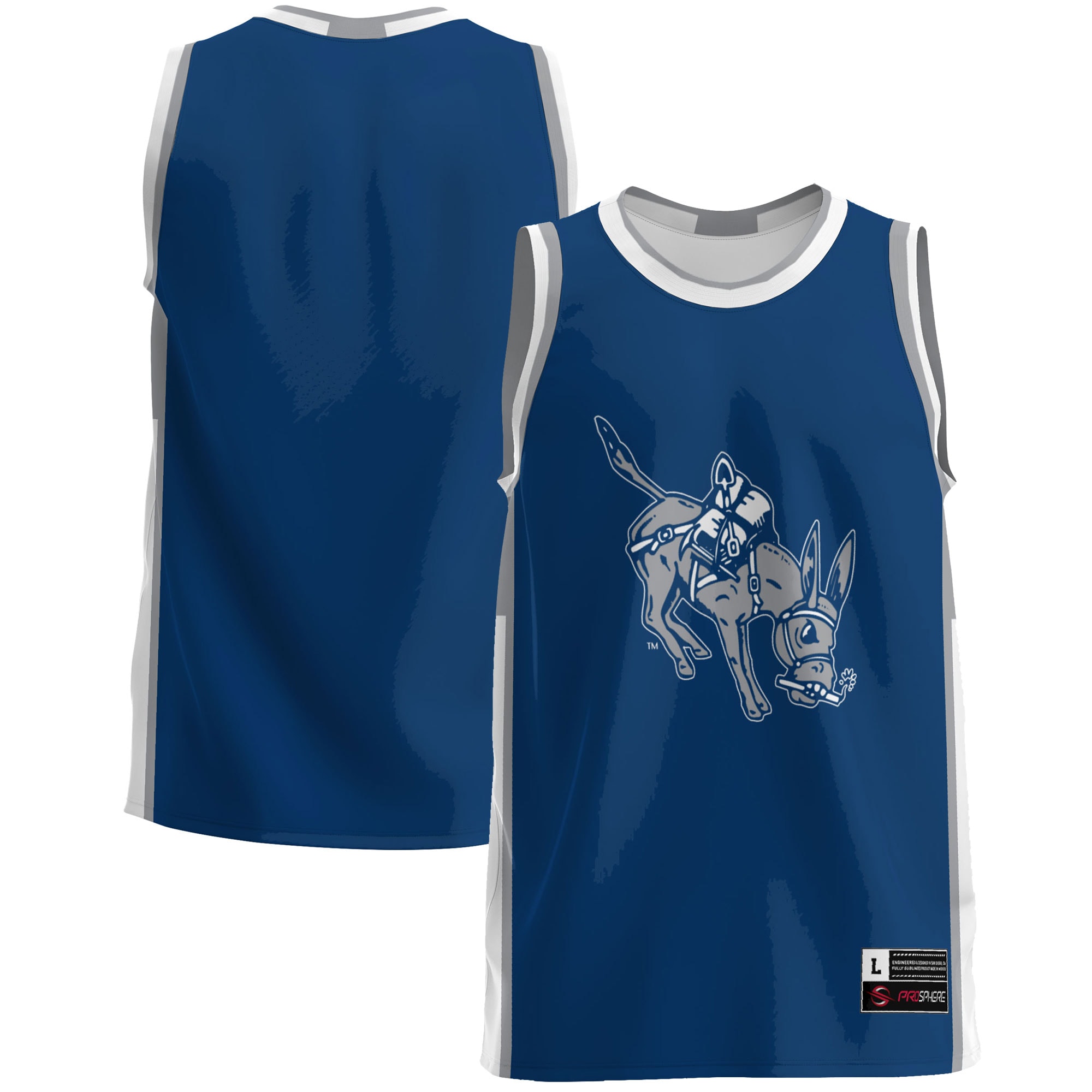 [NJP] Women's Colorado School of Mines Orediggers GameDay Greats Lightweight Basketball Jersey - Blue
