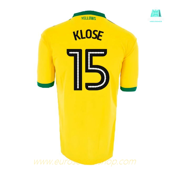 Norwich City 2016-17 Home Shirt ((Good) XXL) (Klose 15)