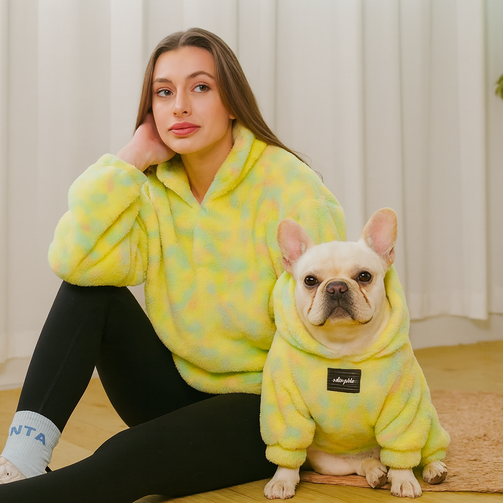 Soft Plush Sweatshirt For Dog And Owner For Dog Lovers | Trendy Style