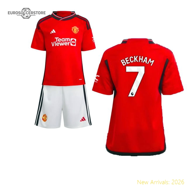 2023-2024 Man Utd Home Mini Kit (Beckham 7) Player Replica