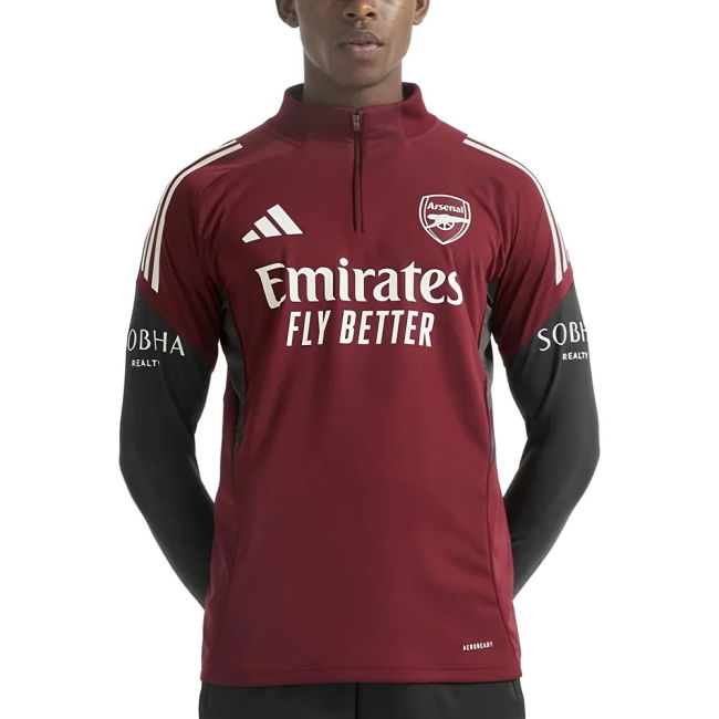 2025-2026 Arsenal Breathable Fabric Stylish EPL Shirt Burgundy Ad#327