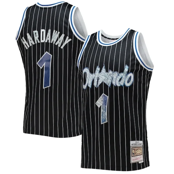 Penny Hardaway ORL Swingman Jersey - genuine classic - Black