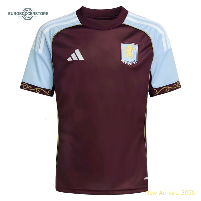2025-2026 Aston Villa Home Shirt (Kids)