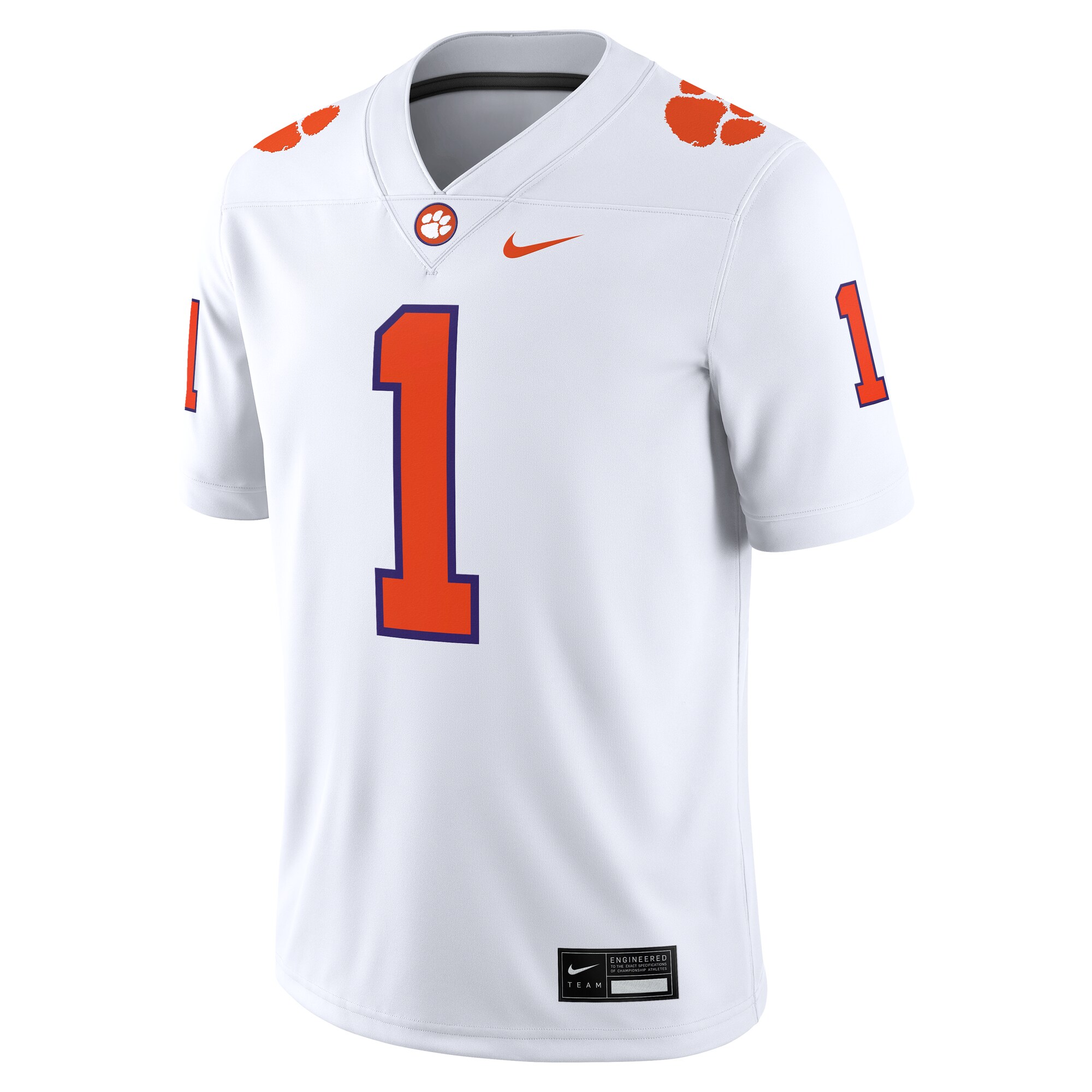 [DDG] Clemson Tigers Game Jersey - White