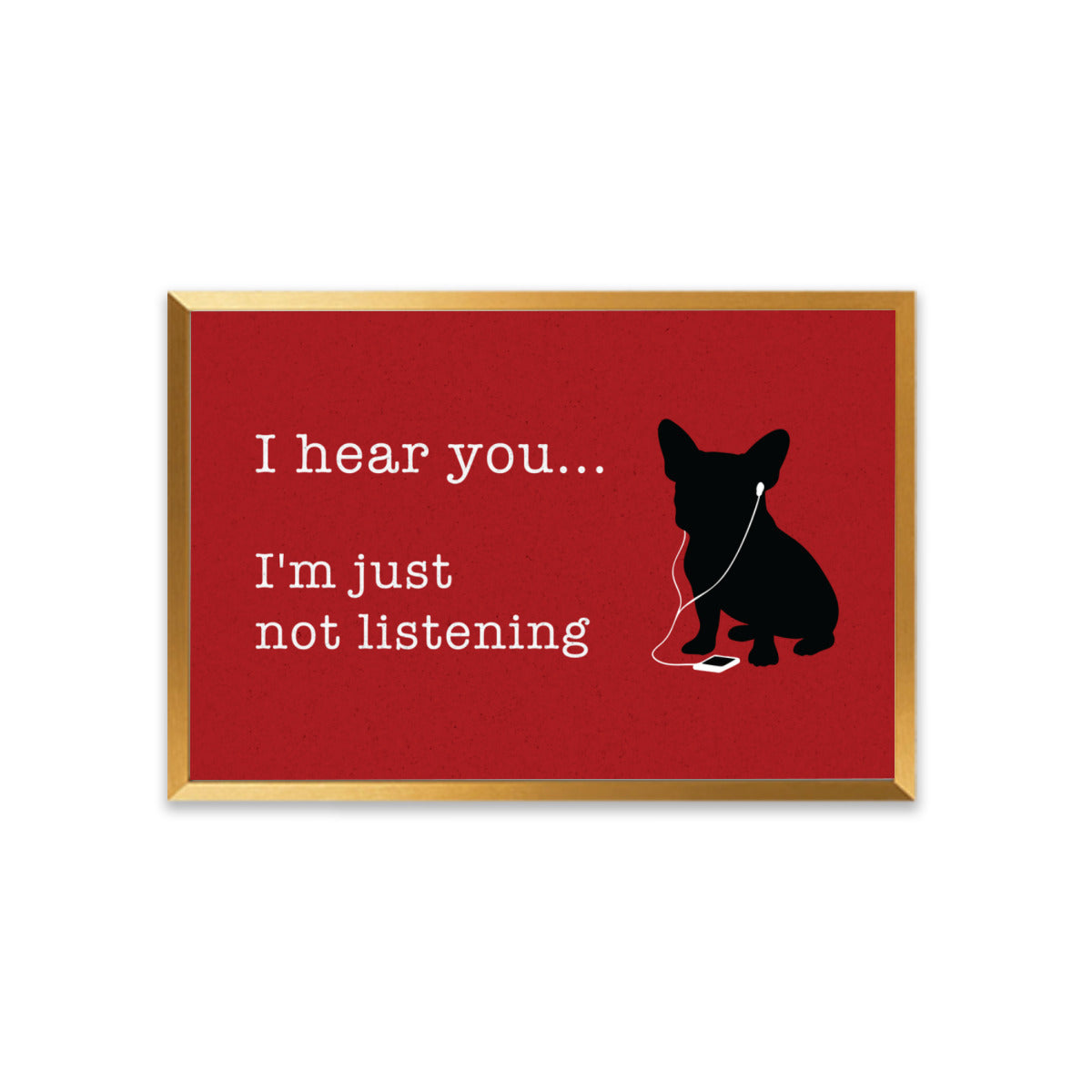 Fashion-Forward I Hear - Framed Poster • Wall Decoration as a Gift