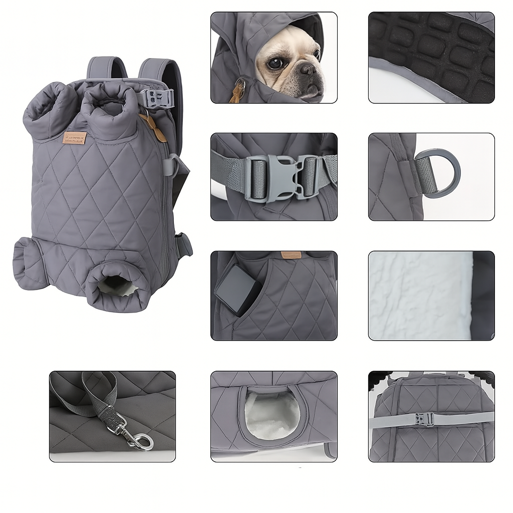 French Bulldog Chillbully French Bulldog Carry Backpack – Ergonomic Pet